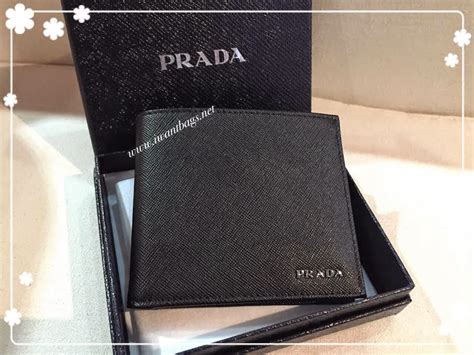 prada saffiano stripe bifold wallet|Prada saffiano wallet men's.